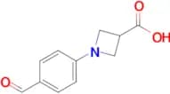 1-(4-Formylphenyl)azetidine-3-carboxylic acid