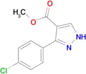 Methyl 5-(4-chlorophenyl)-1H-pyrazole-4-carboxylate