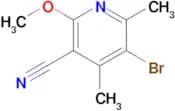 5-Bromo-2-methoxy-4,6-dimethylnicotinonitrile