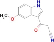 3-(5-Methoxy-1H-indol-3-yl)-3-oxopropanenitrile