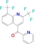 (2,8-Bis(trifluoromethyl)quinolin-4-yl)(pyridin-2-yl)methanone