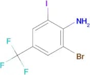 2-Bromo-6-iodo-4-(trifluoromethyl)aniline