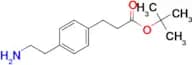 tert-Butyl 3-(4-(2-aminoethyl)phenyl)propanoate