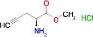 (S)-Methyl 2-aminopent-4-ynoate hydrochloride