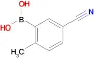 (5-Cyano-2-methylphenyl)boronic acid