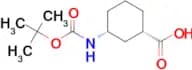 (1S,3R)-3-((tert-butoxycarbonyl)amino)cyclohexanecarboxylic acid