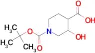 1-(tert-Butoxycarbonyl)-3-hydroxypiperidine-4-carboxylic acid