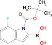 (1-(tert-Butoxycarbonyl)-7-fluoro-1H-indol-2-yl)boronic acid