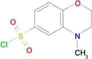 4-Methyl-3,4-dihydro-2H-benzo[b][1,4]oxazine-6-sulfonyl chloride