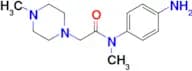 N-(4-Aminophenyl)-N-methyl-2-(4-methylpiperazin-1-yl)acetamide
