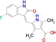(Z)-5-((5-Fluoro-2-oxoindolin-3-ylidene)methyl)-2,4-dimethyl-1H-pyrrole-3-carboxylic acid