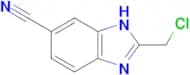 2-(Chloromethyl)-1H-benzo[d]imidazole-6-carbonitrile