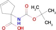 1-((tert-Butoxycarbonyl)amino)cyclopent-3-enecarboxylic acid
