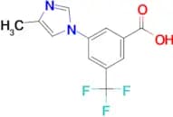 3-(4-Methyl-1H-imidazol-1-yl)-5-(trifluoromethyl)benzoic acid