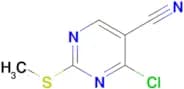 4-Chloro-2-(methylthio)pyrimidine-5-carbonitrile