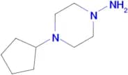 4-Cyclopentylpiperazin-1-amine