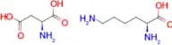 (S)-2,6-Diaminohexanoic acid compound with (S)-2-aminosuccinic acid (1:1)