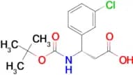 (S)-3-((tert-Butoxycarbonyl)amino)-3-(3-chlorophenyl)propanoic acid