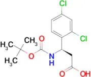 (R)-3-((tert-Butoxycarbonyl)amino)-3-(2,4-dichlorophenyl)propanoic acid