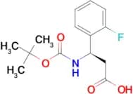(R)-3-((tert-Butoxycarbonyl)amino)-3-(2-fluorophenyl)propanoic acid