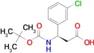 (R)-3-((tert-Butoxycarbonyl)amino)-3-(3-chlorophenyl)propanoic acid