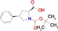 (2S,4R)-1-(tert-Butoxycarbonyl)-4-phenylpyrrolidine-2-carboxylic acid