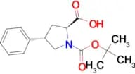 (2S,4S)-1-(tert-Butoxycarbonyl)-4-phenylpyrrolidine-2-carboxylic acid