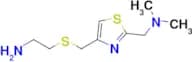 2-(((2-((Dimethylamino)methyl)thiazol-4-yl)methyl)thio)ethanamine