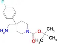tert-Butyl 4-(aminomethyl)-4-(4-fluorophenyl)piperidine-1-carboxylate