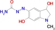 2-(3-Hydroxy-1-methyl-6-oxo-2,3-dihydro-1H-indol-5(6H)-ylidene)hydrazinecarboxamide