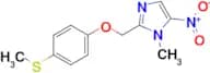 1-Methyl-2-((4-(methylthio)phenoxy)methyl)-5-nitro-1H-imidazole