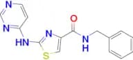 N-Benzyl-2-(pyrimidin-4-ylamino)thiazole-4-carboxamide