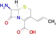(6R,7R)-7-Amino-8-oxo-3-(prop-1-en-1-yl)-5-thia-1-azabicyclo[4.2.0]oct-2-ene-2-carboxylic acid