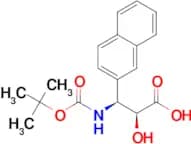 (2S,3S)-3-((tert-Butoxycarbonyl)amino)-2-hydroxy-3-(naphthalen-2-yl)propanoic acid