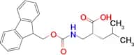 (R)-2-(((((9H-Fluoren-9-yl)methoxy)carbonyl)amino)methyl)-4-methylpentanoic acid