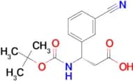 (S)-3-((tert-Butoxycarbonyl)amino)-3-(3-cyanophenyl)propanoic acid