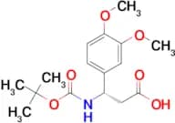 (S)-3-((tert-Butoxycarbonyl)amino)-3-(3,4-dimethoxyphenyl)propanoic acid