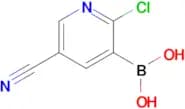 (2-Chloro-5-cyanopyridin-3-yl)boronic acid