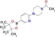 1-(4-(5-(4,4,5,5-Tetramethyl-1,3,2-dioxaborolan-2-yl)pyridin-2-yl)piperazin-1-yl)ethanone