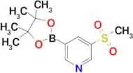 3-(Methylsulfonyl)-5-(4,4,5,5-tetramethyl-1,3,2-dioxaborolan-2-yl)pyridine