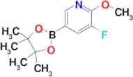 3-Fluoro-2-methoxy-5-(4,4,5,5-tetramethyl-1,3,2-dioxaborolan-2-yl)pyridine