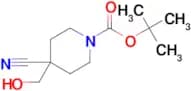tert-Butyl 4-cyano-4-(hydroxymethyl)piperidine-1-carboxylate