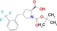 (2S,4R)-1-(tert-Butoxycarbonyl)-4-(2-(trifluoromethyl)benzyl)pyrrolidine-2-carboxylic acid