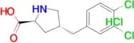 (2S,4R)-4-(3,4-Dichlorobenzyl)pyrrolidine-2-carboxylic acid hydrochloride