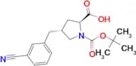 (2S,4R)-1-(tert-Butoxycarbonyl)-4-(3-cyanobenzyl)pyrrolidine-2-carboxylic acid