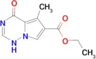 Ethyl 5-methyl-4-oxo-1,4-dihydropyrrolo[2,1-f][1,2,4]triazine-6-carboxylate
