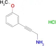 3-(3-Methoxyphenyl)prop-2-yn-1-amine hydrochloride