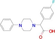 (4-Fluorophenyl)(4-phenylpiperazin-1-yl)acetic acid