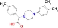 [4-(3,4-dimethylphenyl)piperazin-1-yl](4-methylphenyl)acetic acid