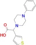 (4-phenylpiperazin-1-yl)(thien-3-yl)acetic acid